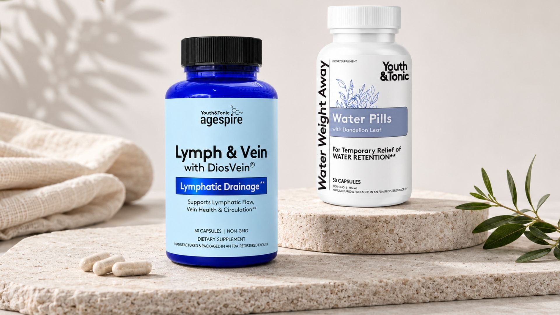 Lymph & Vein with DiosVein + Water Weight Away — exclusive offer